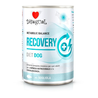 Disugual Metabolic Balance Diet Dog Recovery Sole Fish Вологий лікувальний корм для собак в період відновлення Паштет з Морського Язика