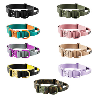 BullyBillows Lighter Combat Collar Handle 4 cm Облегченный тактический ошейник с рывковым замком для собак