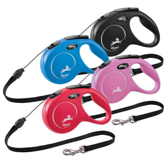 Flexi New Classic M Cord трос 5 m Поводок-рулетка для собак средних пород весом до 20 кг 