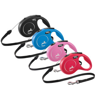 Flexi New Classic S Cord трос 8 m Поводок-рулетка для собак маленьких пород весом до 12 кг