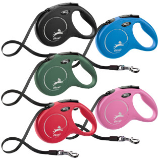 Flexi New Classic M Tape лента 5 m Поводок-рулетка для собак средних пород весом до 25 кг 