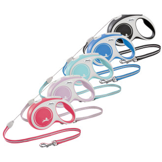 Flexi New Comfort Relaunch S Cord трос 8 m Поводок-рулетка для собак маленьких пород весом до 12 кг 
