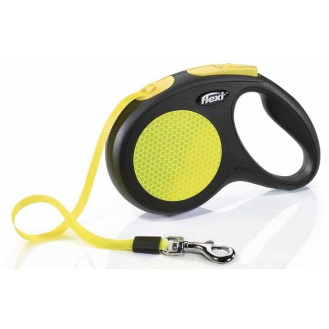 Flexi Neon M Tape лента 5 m Поводок-рулетка для собак средних пород до 25 кг 