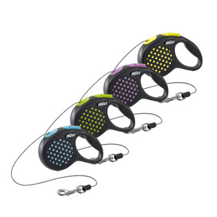 Flexi Design XS Cord трос 3 m Поводок-рулетка для собак миниатюрных пород весом до 8 кг Flexi Design XS Cord трос 3 m Поводок-рулетка для собак миниатюрных пород весом до 8 кг