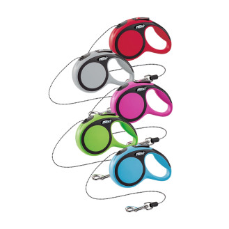 Flexi New Comfort XS Cord трос 3 m Поводок-рулетка для собак миниатюрных пород весом до 8 кг 