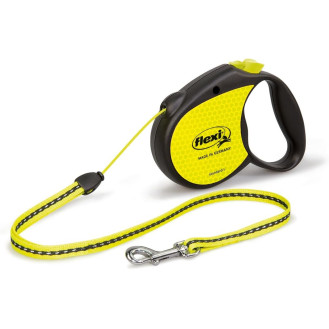 Flexi Neon S Cord трос 5 m Поводок-рулетка для собак маленьких пород весом до 12 кг