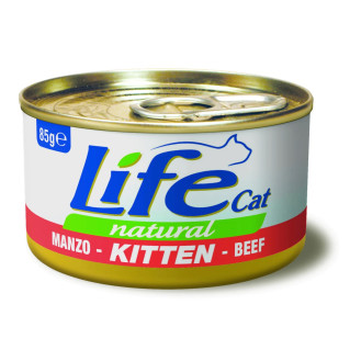 Life Cat Natural Kitten Beef Консерва для котят с Говядиной