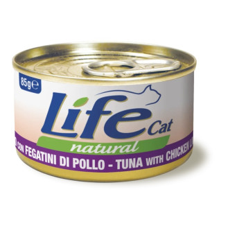 Life Cat Natural Tuna & Chicken Liver Консерва для котов Тунец с Куриной Печенью
