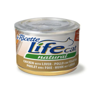 Life Cat Natural Chicken & Liver Консерва для кошек Курица с Печенью и Морковью