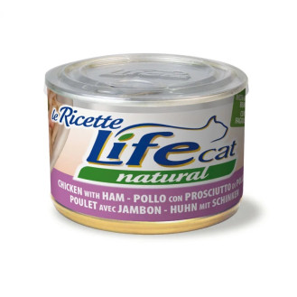 Life Cat Natural Chicken & Ham-Pollo Консерва для кошек Курица с Ветчиной и Стручковой фасолью