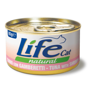 Life Cat Natural Tuna & Shrimps Консерва для кошек Тунец с Креветками