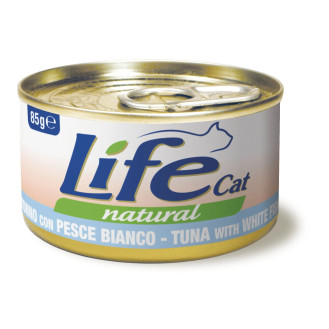 Life Cat Natural Tuna & White Fish Консерва для кошек Тунец с Белой Рыбой