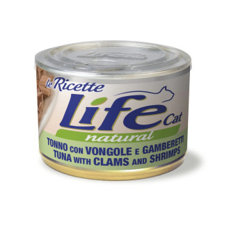Life Cat Natural Tuna, Clams & Shrimps Консерва для кошек Тунец с Мидиями и Креветками
