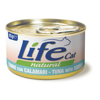 Life Cat Natural Tuna & Squids Консерва для кошек Тунец с Кальмарами