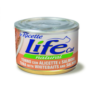 Life Cat Natural Tuna, Whitebait & Salmon Консерва для кошек Тунец с Анчоусами и Лососем
