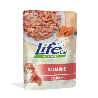 Life Cat Natural Salmon Влажный корм для кошек с Лососем