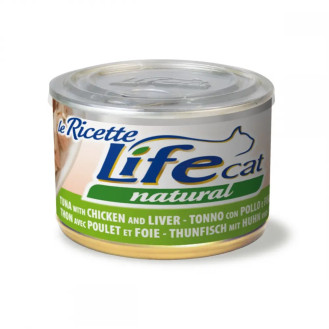 Life Cat Natural Tuna, Chicken & Liver Консерва для котов Тунец с Курицей и Печенью