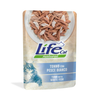 Life Cat Natural Tuna & White Fish Влажный корм для кошек Тунец с Белой Рыбой