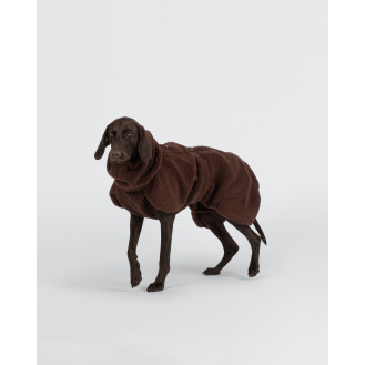 PAIKKA Sherpa Shirt Choco Тепла хутряна сорочка для собак на Seawool-підкладці