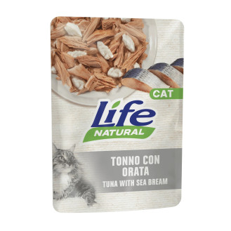 Life Cat Natural Tuna & Sea Bream Влажный корм для кошек Тунец с Дорадо