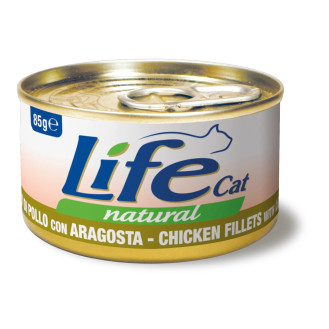 Life Cat Natural Chicken Fillets & Lobster Консерва для кішок Куряче Філе з Омарами