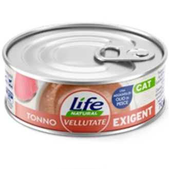 Life Cat Natural Vellutate Exigent Tuna Консерва для привередливых кошек Тунец