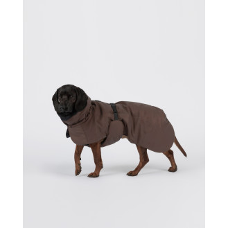PAIKKA Visibility Winter Jacket Seawool Choco MAGNET Теплая куртка для собак на Seawool-подкладке и магнитной застежке