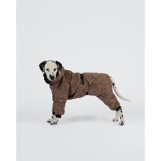 PAIKKA Winter Suit Hazelnut MAGNET Светоотражающий зимний комбенизон для собак с магнитной застежкой