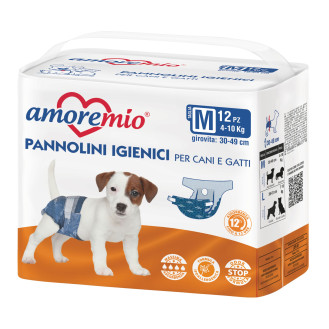 Amoremio Universal Dog Diapers M Универсальные памперсы для собак весом 4-10 кг