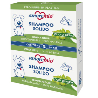 Amoremio Solid Shampoo Neem Oil Мило для собак Олія Німу