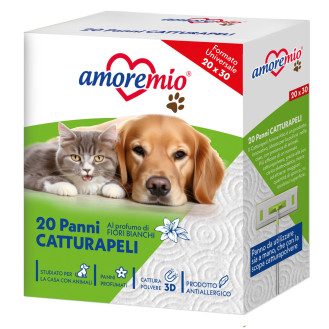 Amoremio Wipes Pet Catcher Салфетки для чистки от шерсти животных