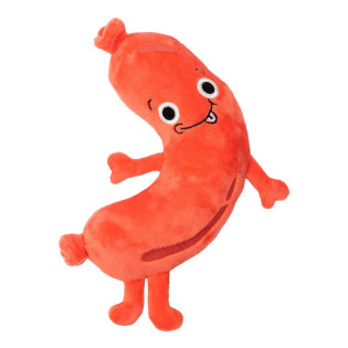 FuzzYard Plush Meat Head Brad Wurst Мягкая игрушка для собак Веселая Сосиска с пищалкой FuzzYard Plush Meat Head Brad Wurst Мягкая игрушка для собак Веселая Сосиска с пищалкой