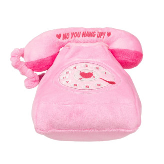 FuzzYard Plush Slumber Party Hang Up Landline Мягкая игрушка для собак Телефон с пищалкой