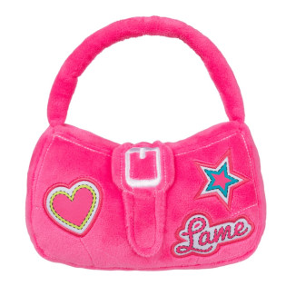 FuzzYard Plush Slumber Party So Fetch Handbag Мягкая игрушка для собак Сумочка с пищалкой
