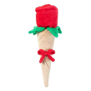 FuzzYard Plush Love Wrapped Rose Мягкая игрушка для собак Роза с пищалкой FuzzYard Plush Love Wrapped Rose Мягкая игрушка для собак Роза с пищалкой