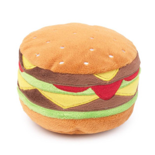 FuzzYard Plush Food Hamburger Мягкая игрушка для собак Гамбургер с пищалкой