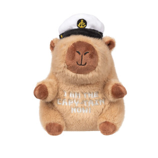 FuzzYard Plush CAPY-TAIN Мягкая игрушка для собак Капитан Капибара с пищалкой