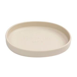FuzzYard Life Flat Silicone Cat Feeder Sandstone Силіконова миска для комфорту вусів котів Піщана Ніжність