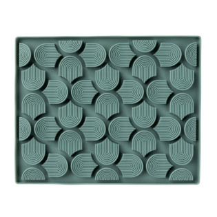 FuzzYard Life Hide & Treat Mat Myrtle Green Силиконовый коврик для кормления собак и котов Миртовая Зелень