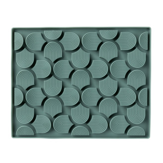 FuzzYard Life Hide & Treat Mat Myrtle Green Силиконовый коврик для кормления собак и котов Миртовая Зелень
