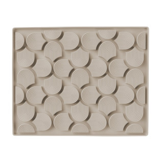FuzzYard Life Hide & Treat Mat Sandstone Силиконовый коврик для кормления собак и котов Песчаная Нежность