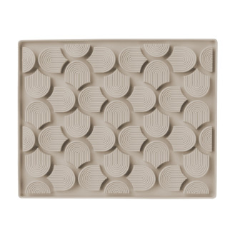 FuzzYard Life Hide & Treat Mat Sandstone Силиконовый коврик для кормления собак и котов Песчаная Нежность