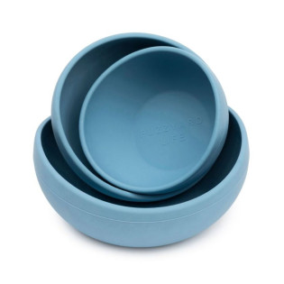 FuzzYard Life Silicone Feeder French Blue Силиконовая миска для собак Французское Небо