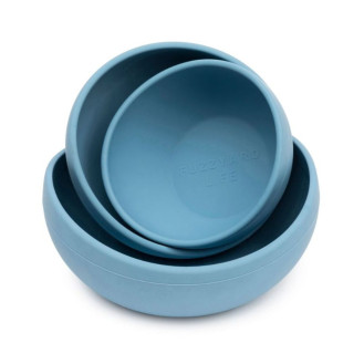 FuzzYard Life Silicone Feeder French Blue Силиконовая миска для собак Французское Небо