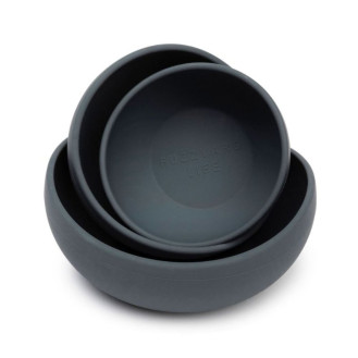 FuzzYard Life Silicone Feeder Slate Grey Силиконовая миска для собак Графитовый Туман